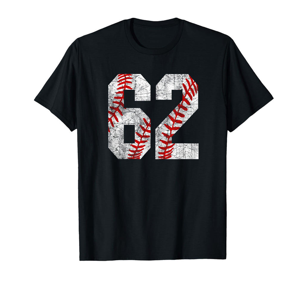 Baseball Mom 62 Jersey Baseball T-Shirt - Fun Novelty Design Men Women - T-Shirt, Sweatshirt, Hoodie
