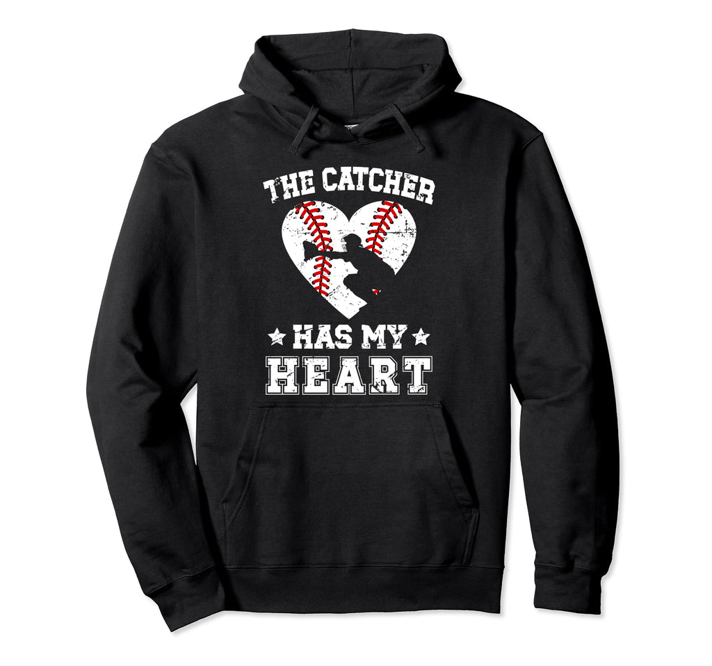 Proud Baseball Catcher Mom Baseball Hoodie - Minimalist Print Men Women - T-Shirt, Sweatshirt, Hoodie