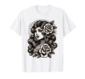 Gypsy Lady Tattoo T-Shirt - Casual Everyday Wear Unisex - T-Shirt, Sweatshirt, Hoodie