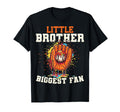 Little Brother Biggest Fan Baseball Glove T-Shirt - Graphic Print Unisex - T-Shirt, Sweatshirt, Hoodie