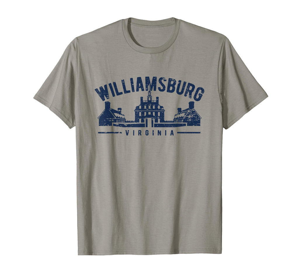 Colonial Williamsburg Virginia Distressed T-Shirt - Graphic Print Unisex - T-Shirt, Sweatshirt, Hoodie
