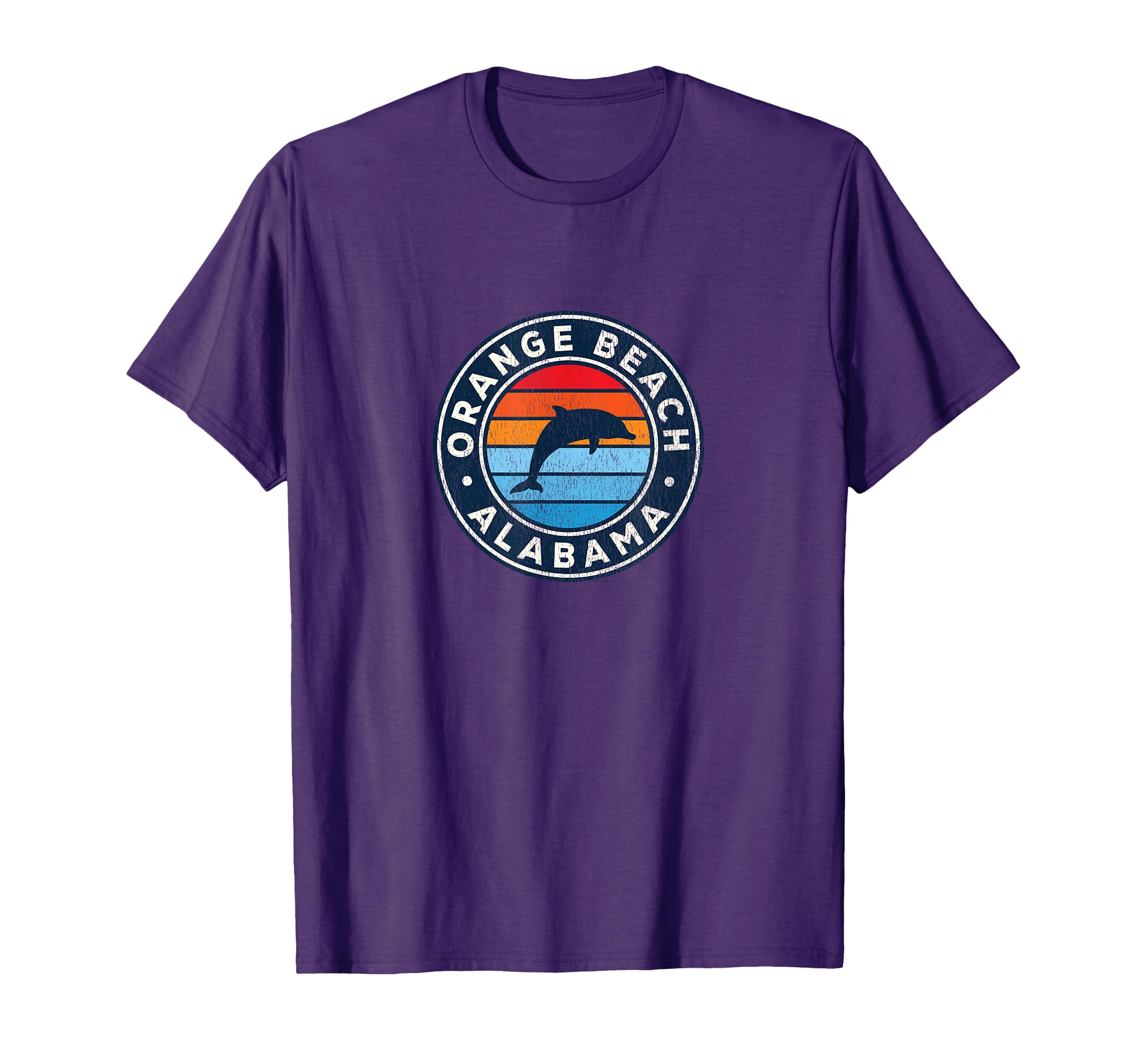 Orange Beach Alabama Al Dolphin 70S T-Shirt - Streetwear Style for Adults - T-Shirt, Sweatshirt, Hoodie