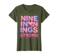 Nine Innings Strong Baseball Mom T-Shirt - Streetwear Style Men Women - T-Shirt, Sweatshirt, Hoodie