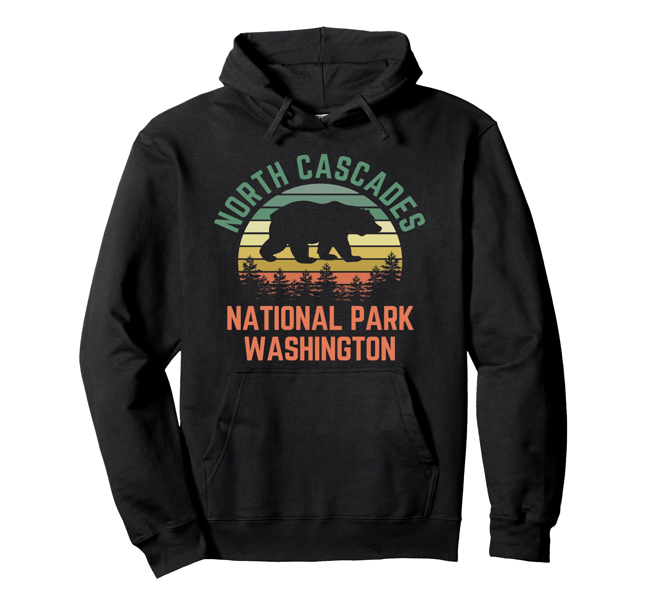 North Cascades National Park Washington Hoodie - Streetwear Style Unisex - T-Shirt, Sweatshirt, Hoodie