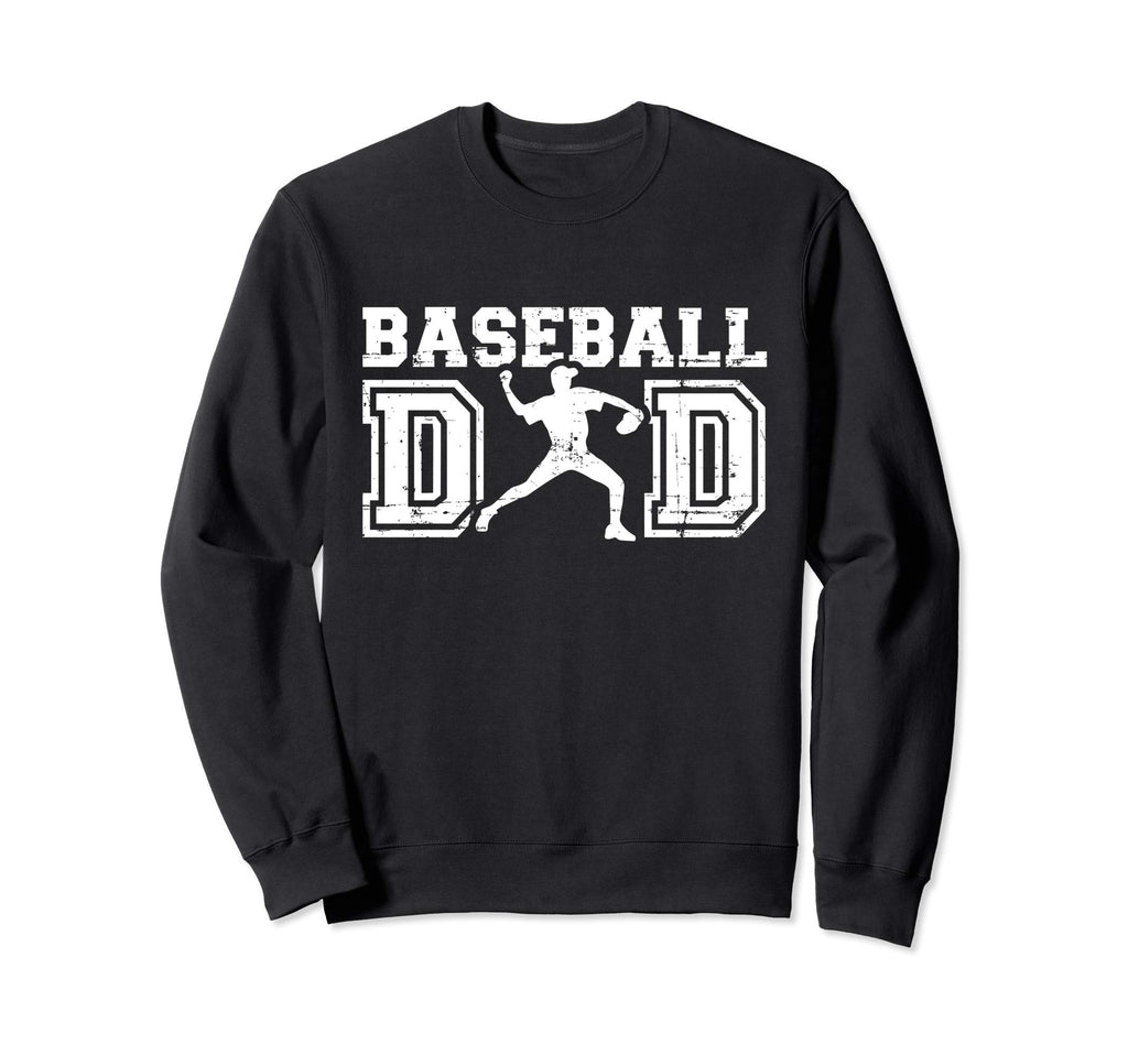 Baseball Dad Gift Fathers Day Sweatshirt - Custom Art Print Men Women - T-Shirt, Sweatshirt, Hoodie