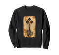 Gothic Cross Grunge Aesthetic Y2K Sweatshirt - Streetwear Style Unisex - T-Shirt, Sweatshirt, Hoodie