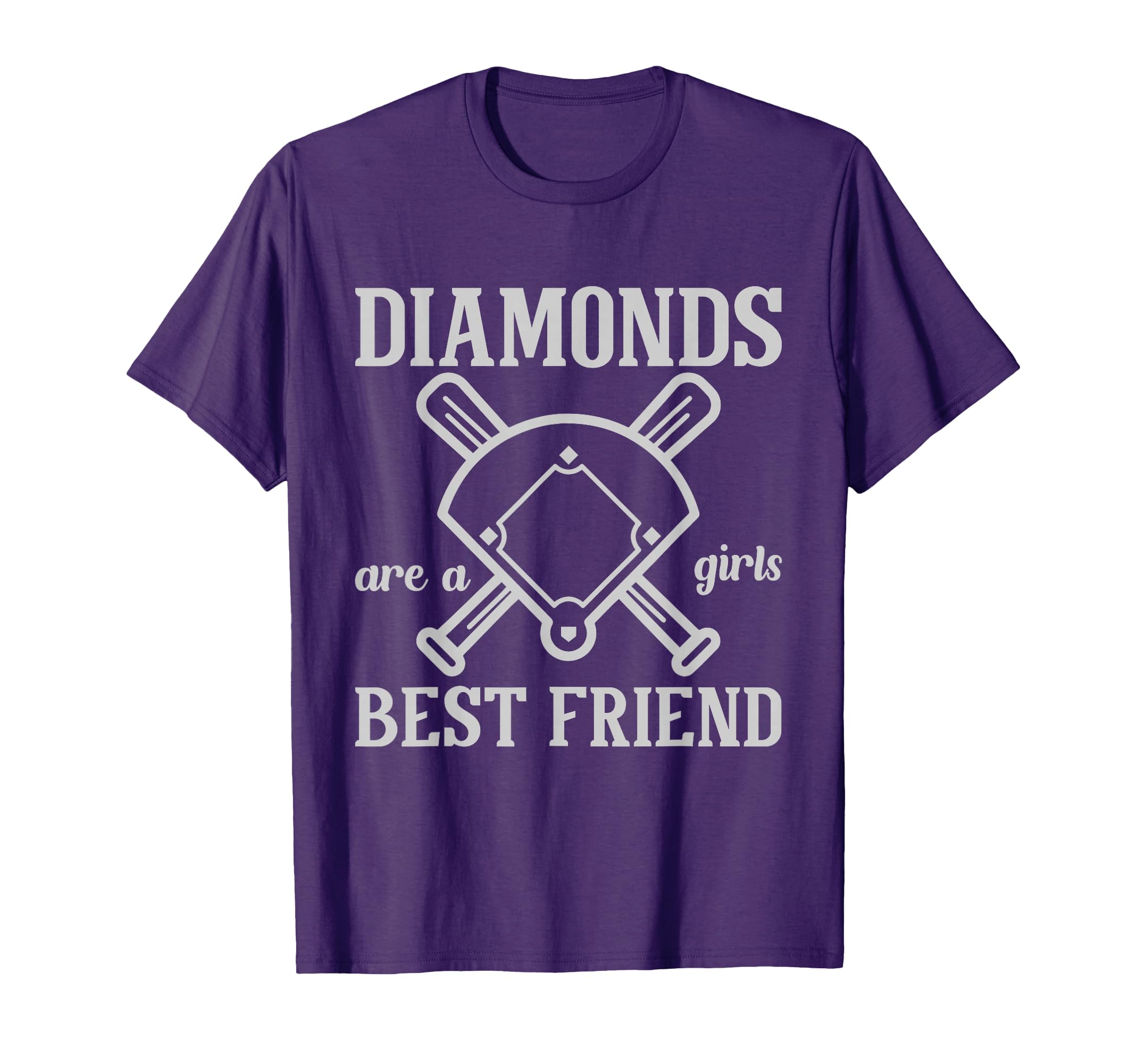 Diamonds Are Best Friend Softball T-Shirt - Streetwear Style Men Women - T-Shirt, Sweatshirt, Hoodie