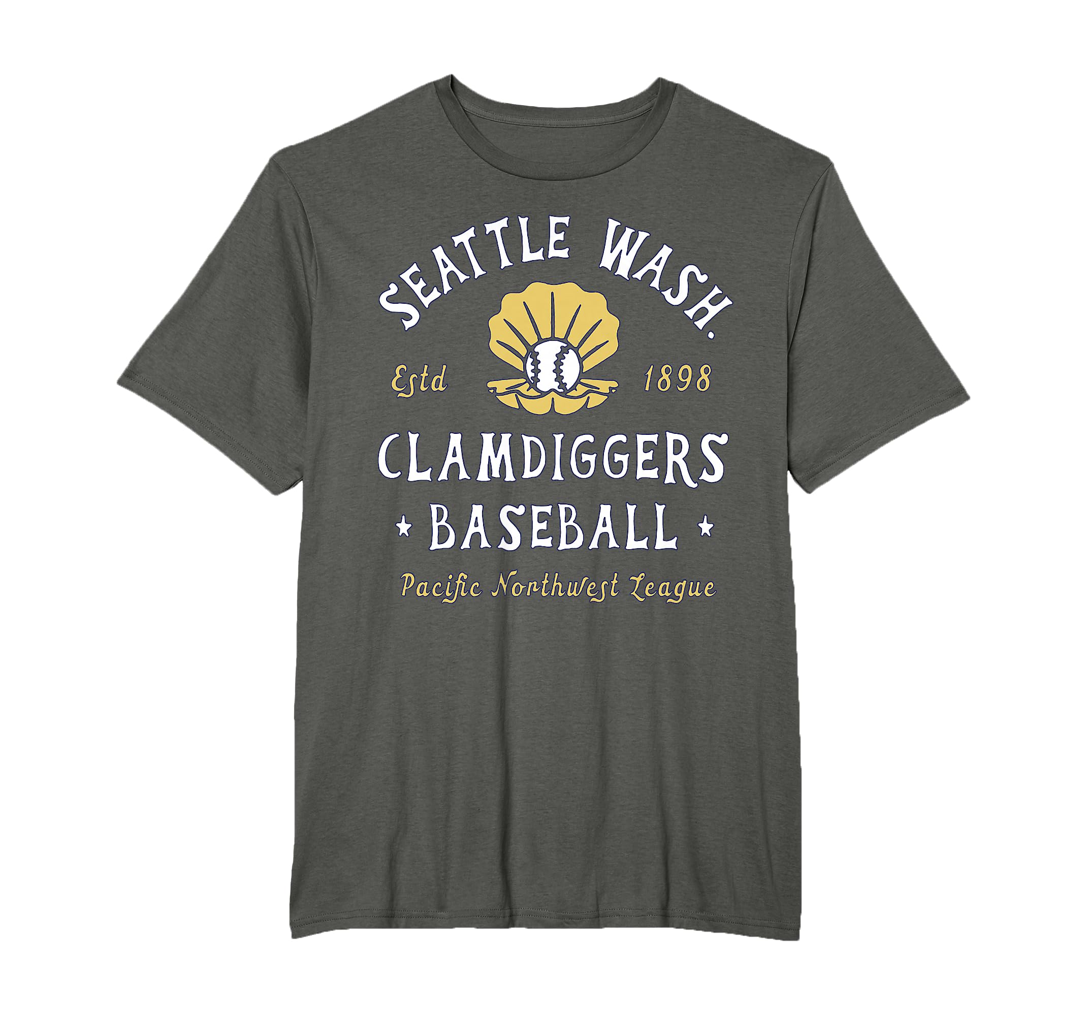 Seattle Washington Clamdiggers Defunct T-Shirt - Unique Graphic for Adults - T-Shirt, Sweatshirt, Hoodie