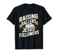 Basketball Dad And Mom Raising Ballers T-Shirt - Graphic Print Men Women - T-Shirt, Sweatshirt, Hoodie