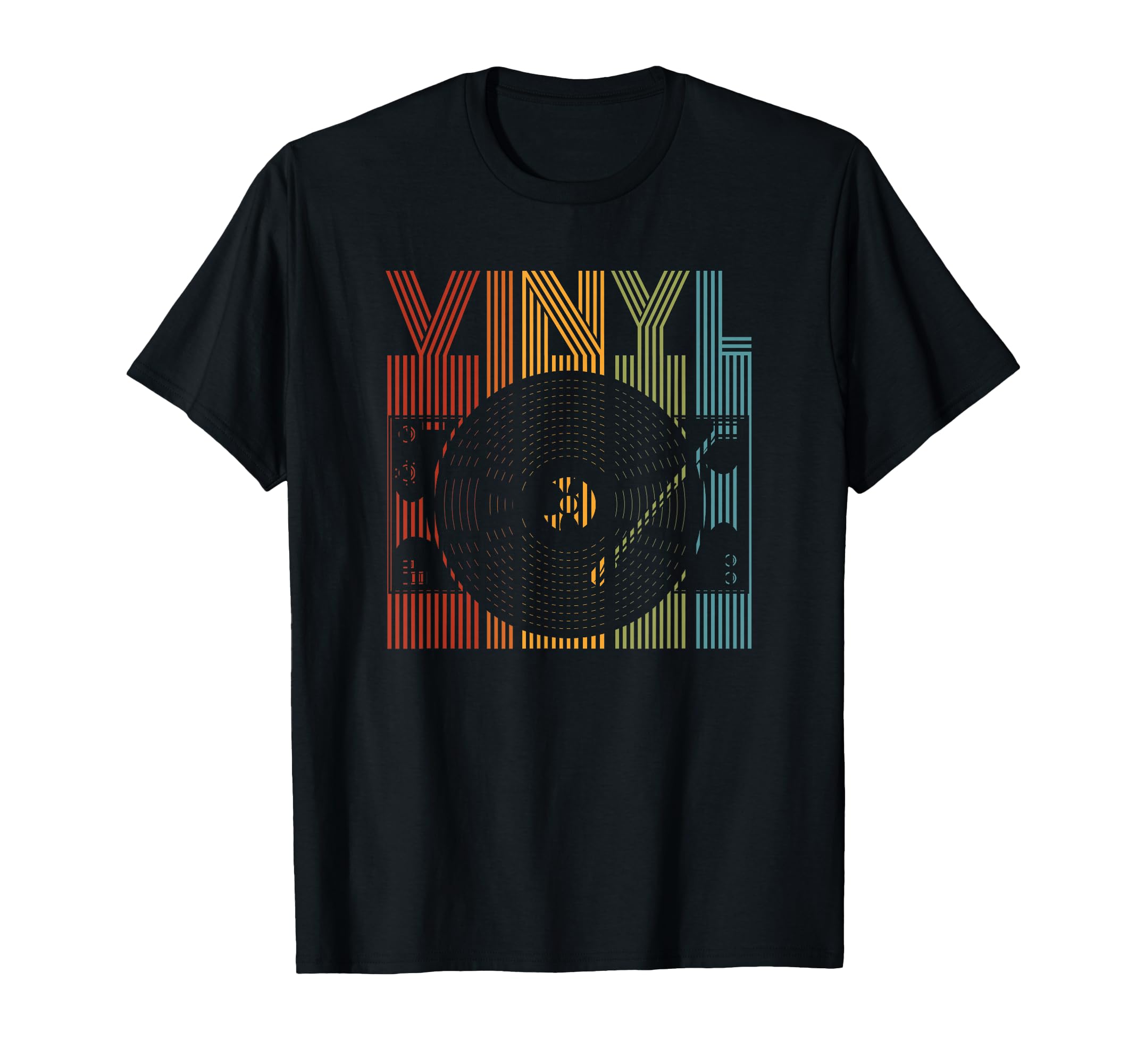 Vinyl Lp Records Disc Small T-Shirt - Streetwear Style for Adults - T-Shirt, Sweatshirt, Hoodie