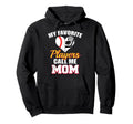 My Favorite Players Call Me Mom Baseball Hoodie - Graphic Print for Adults - T-Shirt, Sweatshirt, Hoodie