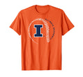 Illinois Fighting Illini Baseball T-Shirt - Streetwear Style for Adults - T-Shirt, Sweatshirt, Hoodie