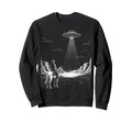 Cowboy Ufo Encounter Western Desert Sweatshirt - Trendy Graphic for Adults - T-Shirt, Sweatshirt, Hoodie