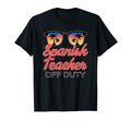 Spanish Teacher Off Duty Sunset T-Shirt - Custom Art Print for Adults - T-Shirt, Sweatshirt, Hoodie