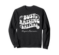 Busy Raising Ballers Sports Mom Sweatshirt - Fun Novelty Design Unisex - T-Shirt, Sweatshirt, Hoodie