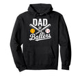 Dad Ballers Funny Dad Baseball Softball Hoodie - Custom Art Print Unisex - T-Shirt, Sweatshirt, Hoodie