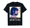 90S Japanese Sad Anime Game Over T-Shirt - Minimalist Print Unisex - T-Shirt, Sweatshirt, Hoodie