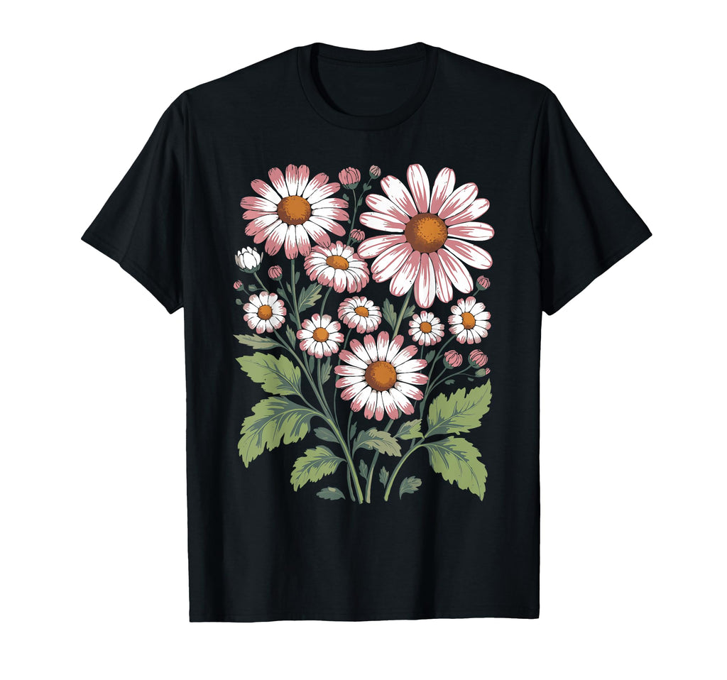 Wildflowers Flowers Pattern Summer T-Shirt - Unique Graphic for Adults - T-Shirt, Sweatshirt, Hoodie