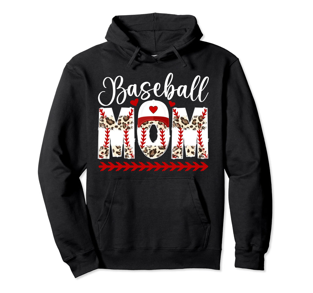 Baseball Mom Baseball Player Mom Hoodie - Novelty Apparel for Adults - T-Shirt, Sweatshirt, Hoodie