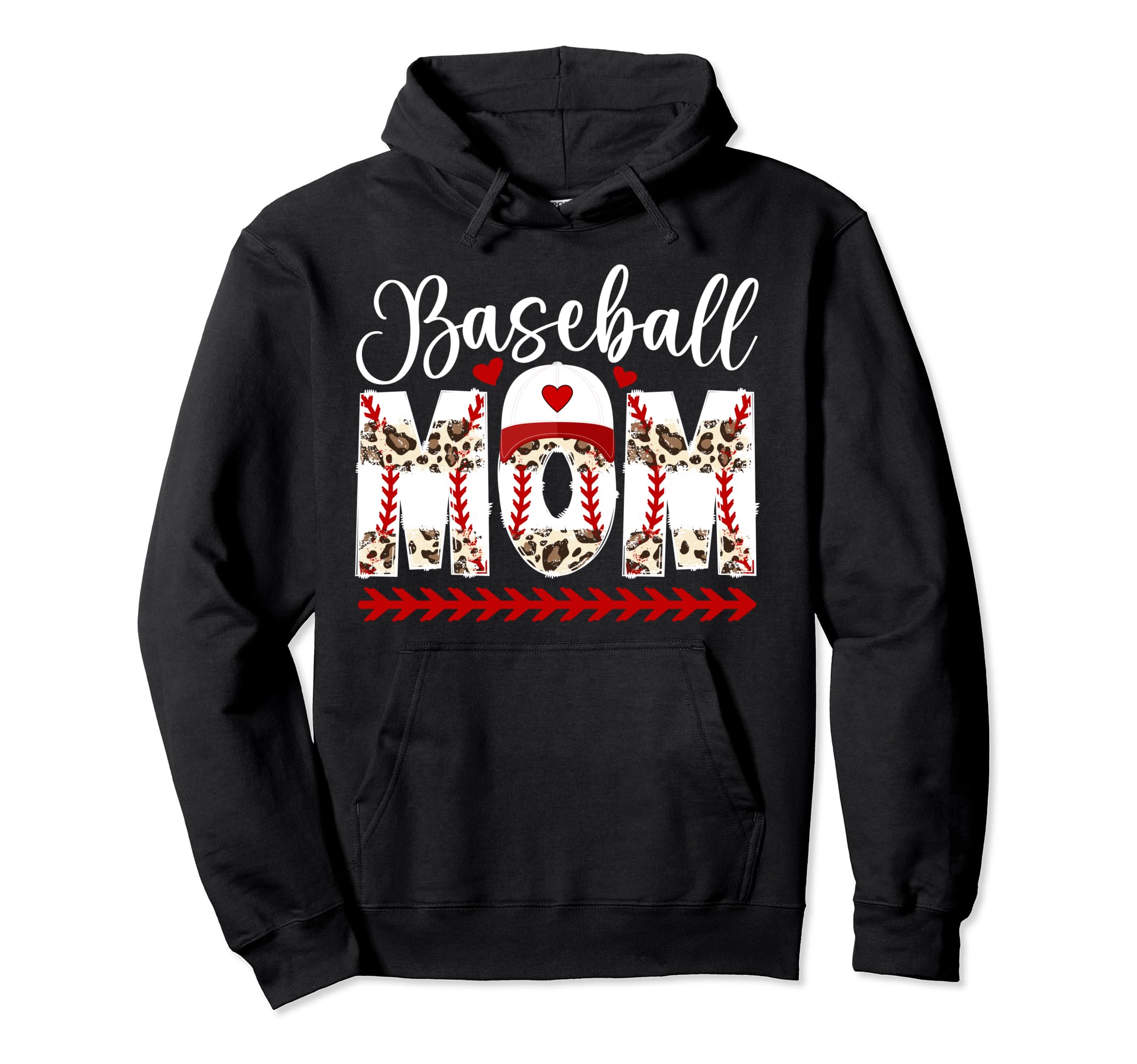 Baseball Mom Baseball Player Mom Hoodie - Novelty Apparel for Adults - T-Shirt, Sweatshirt, Hoodie