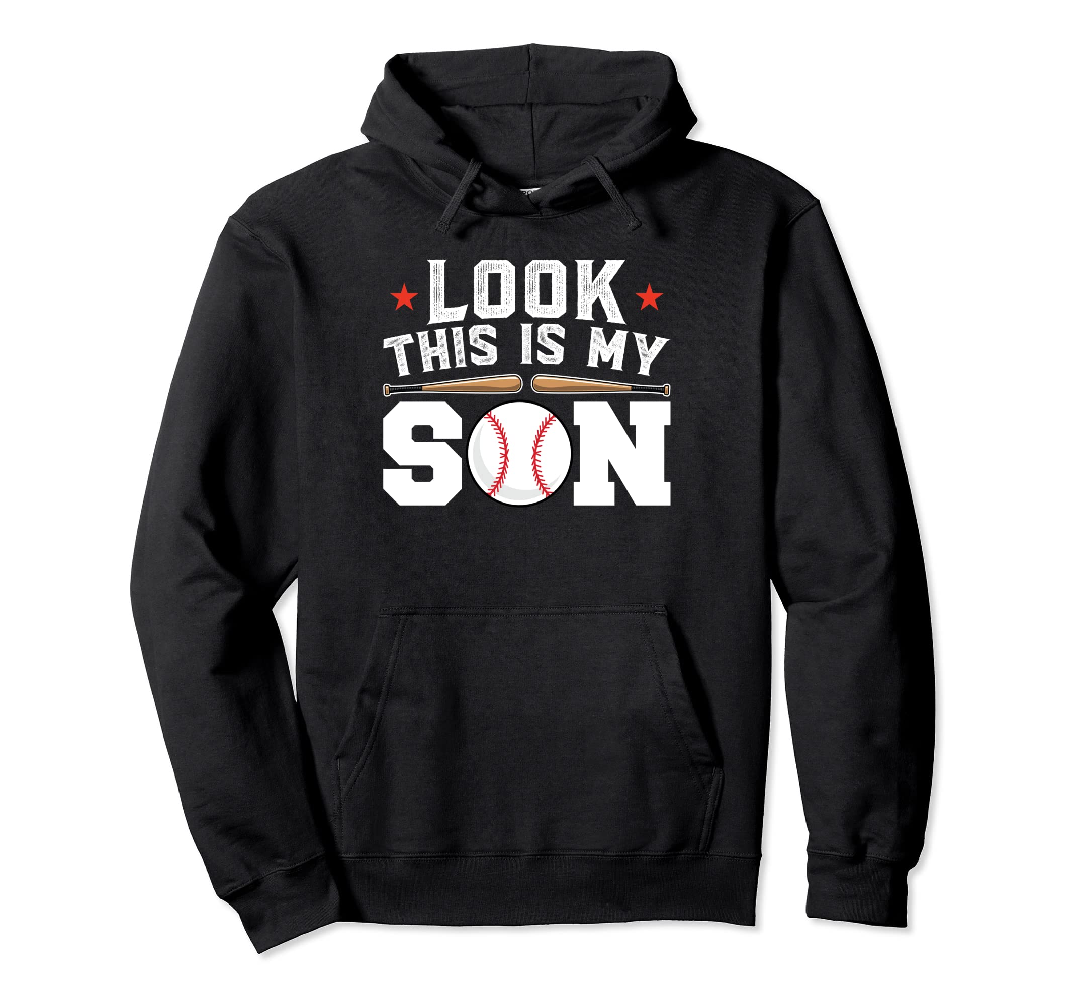 This Is My Son Baseball Mom Hoodie - Streetwear Style for Adults - T-Shirt, Sweatshirt, Hoodie