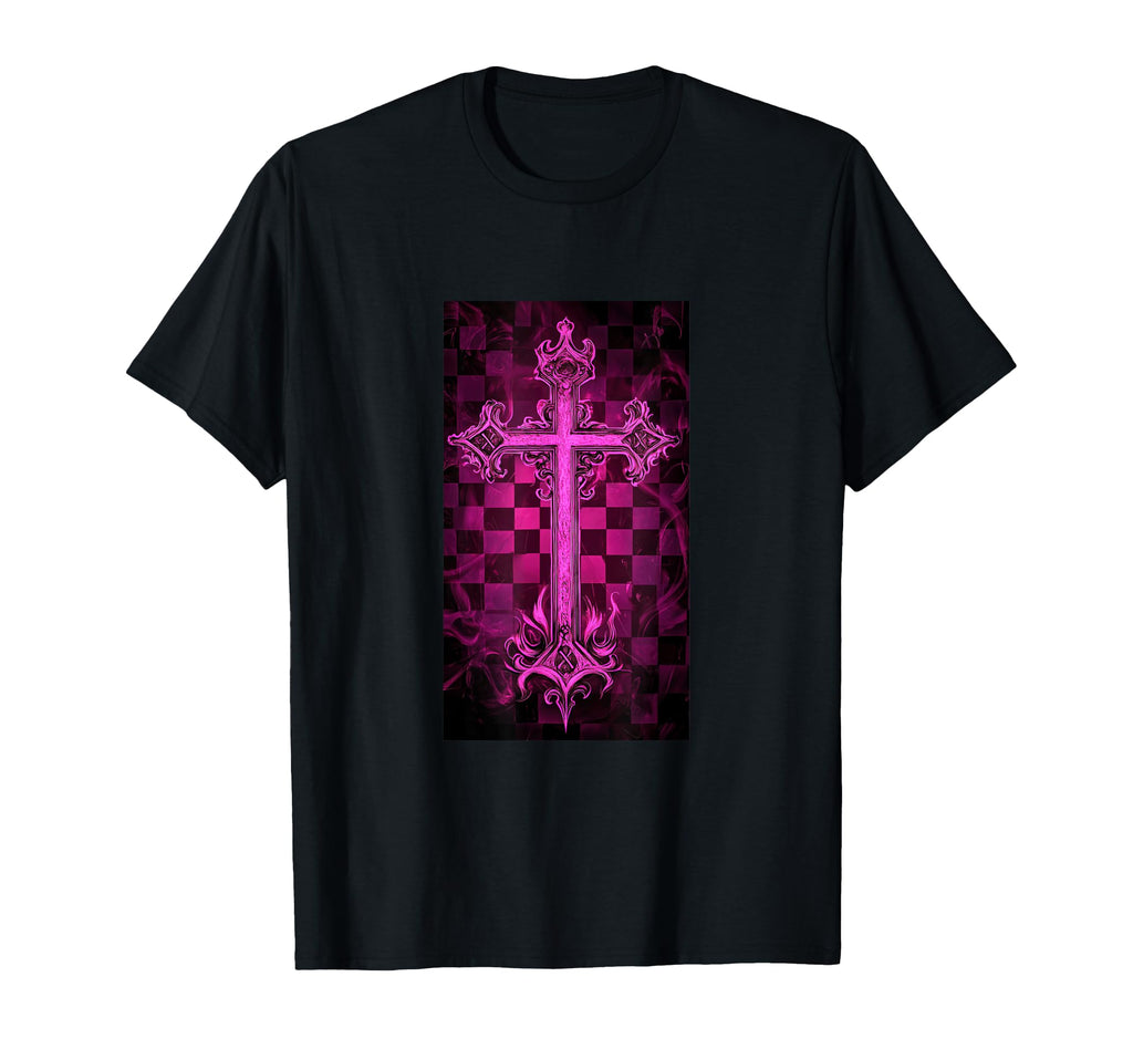 Gothic Cross Grunge Aesthetic Y2K Goth T-Shirt - Novelty Apparel Men Women - T-Shirt, Sweatshirt, Hoodie
