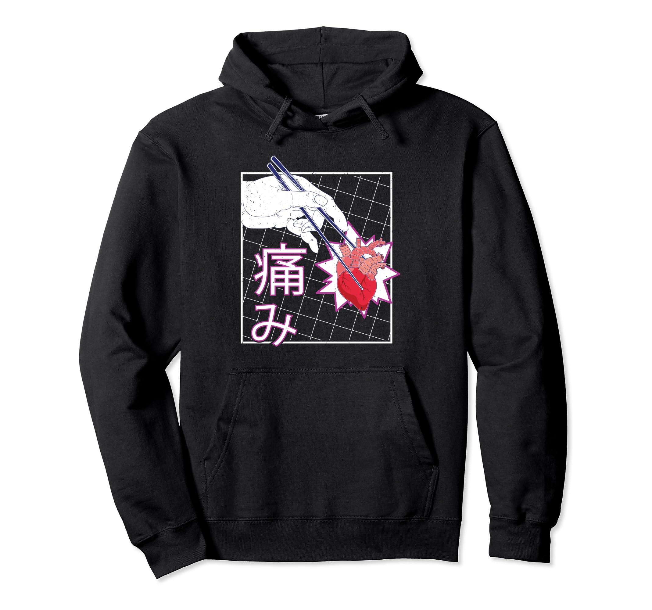 Aesthetic Vaporwave Japanese 90S Japan Art Hoodie - Trendy Graphic Unisex - T-Shirt, Sweatshirt, Hoodie