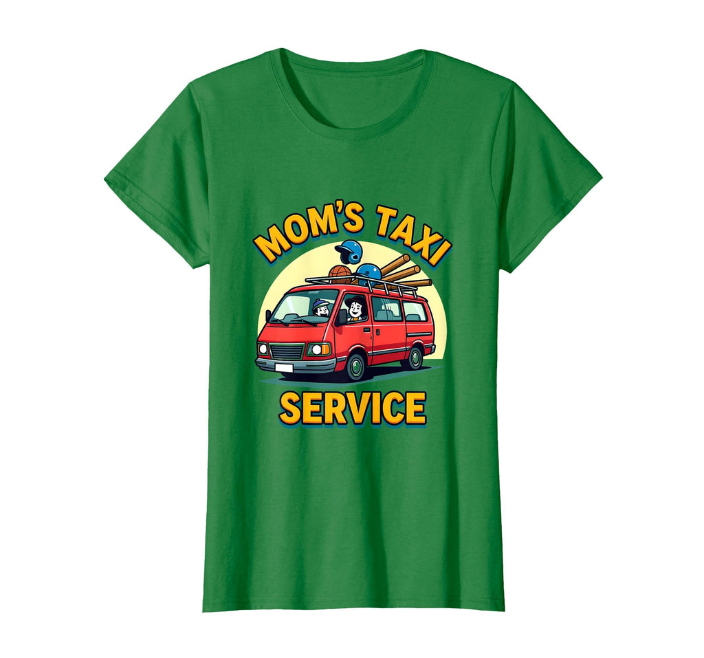 Moms Taxi Service Funny Baseball Mom T-Shirt - Aesthetic Graphic for Adults - T-Shirt, Sweatshirt, Hoodie