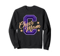 Cheer Mom Mother Bow Cheerleader Sweatshirt - Minimalist Print Men Women - T-Shirt, Sweatshirt, Hoodie