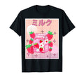 Strawberry Milk Shake Anime Kawaii T-Shirt - Novelty Apparel for Adults - T-Shirt, Sweatshirt, Hoodie