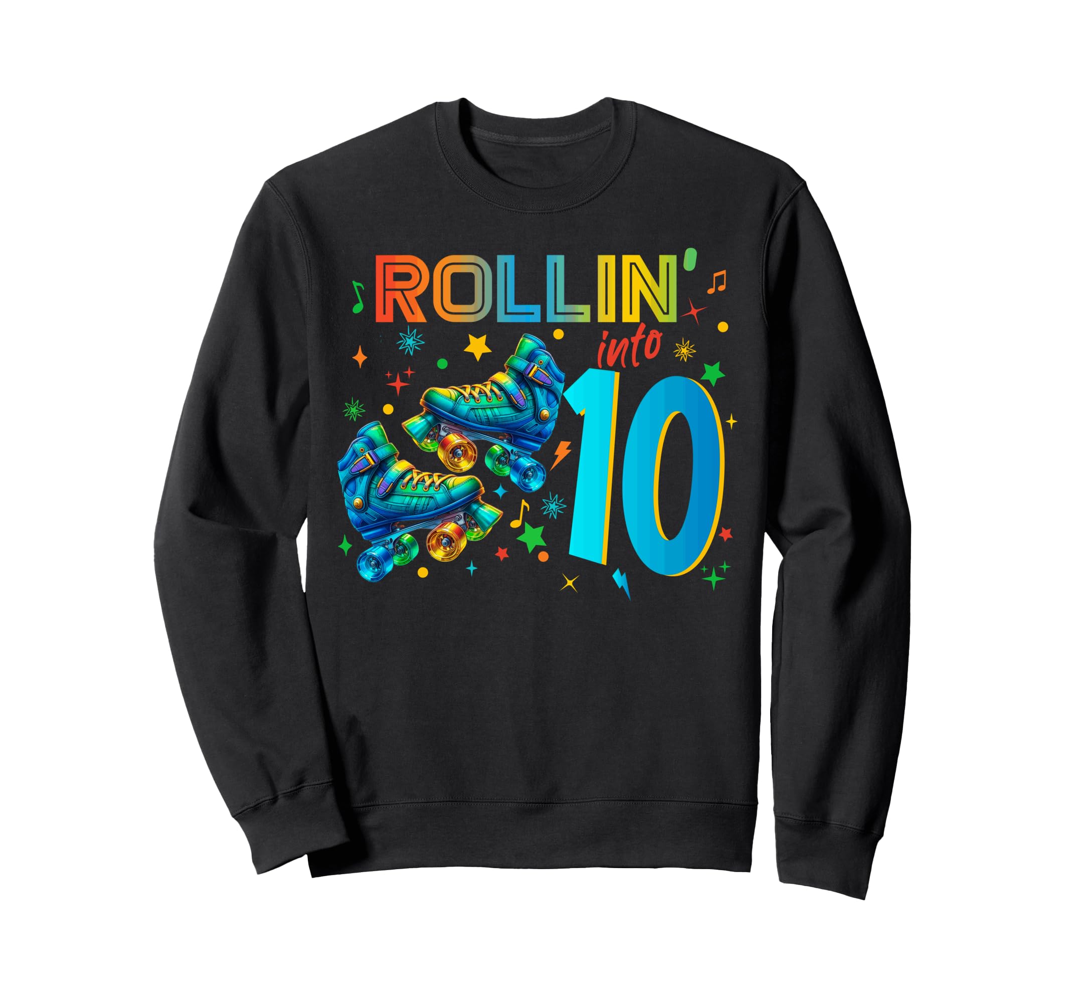 Roller Skates Birthday Skating Hoodie - Aesthetic Graphic Men Women - T-Shirt, Sweatshirt, Hoodie