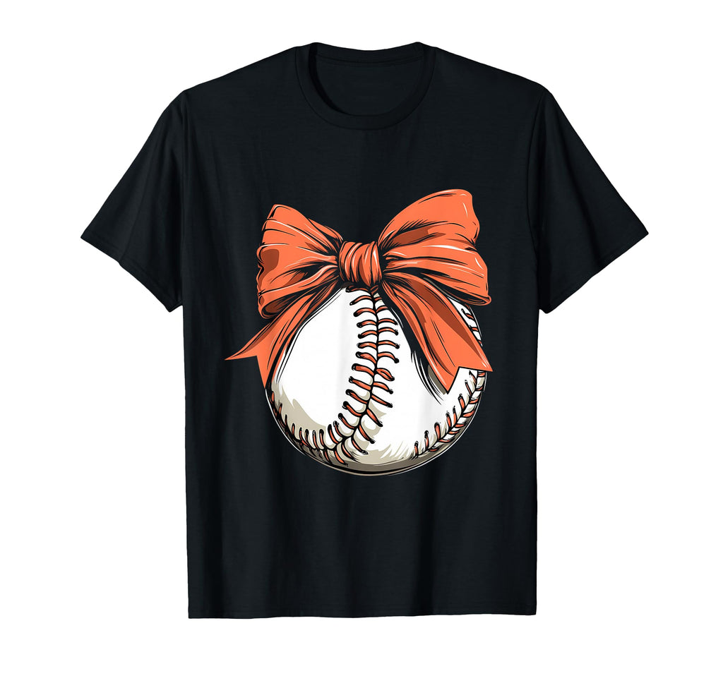 Baseball Coquette Bow Baseball Player T-Shirt - Aesthetic Graphic Men Women - T-Shirt, Sweatshirt, Hoodie