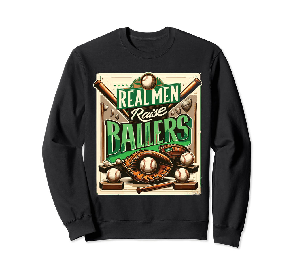 Baseball Son Fathers Day Baseball Sweatshirt - Custom Art Print Men Women - T-Shirt, Sweatshirt, Hoodie