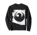 Phoenix Arizona Flag Map Distressed Sweatshirt - Unique Graphic for Adults - T-Shirt, Sweatshirt, Hoodie