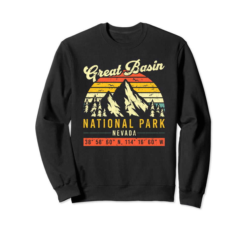 Great Basin Nevada National Park Sweatshirt - Fun Novelty Design for Adults - T-Shirt, Sweatshirt, Hoodie
