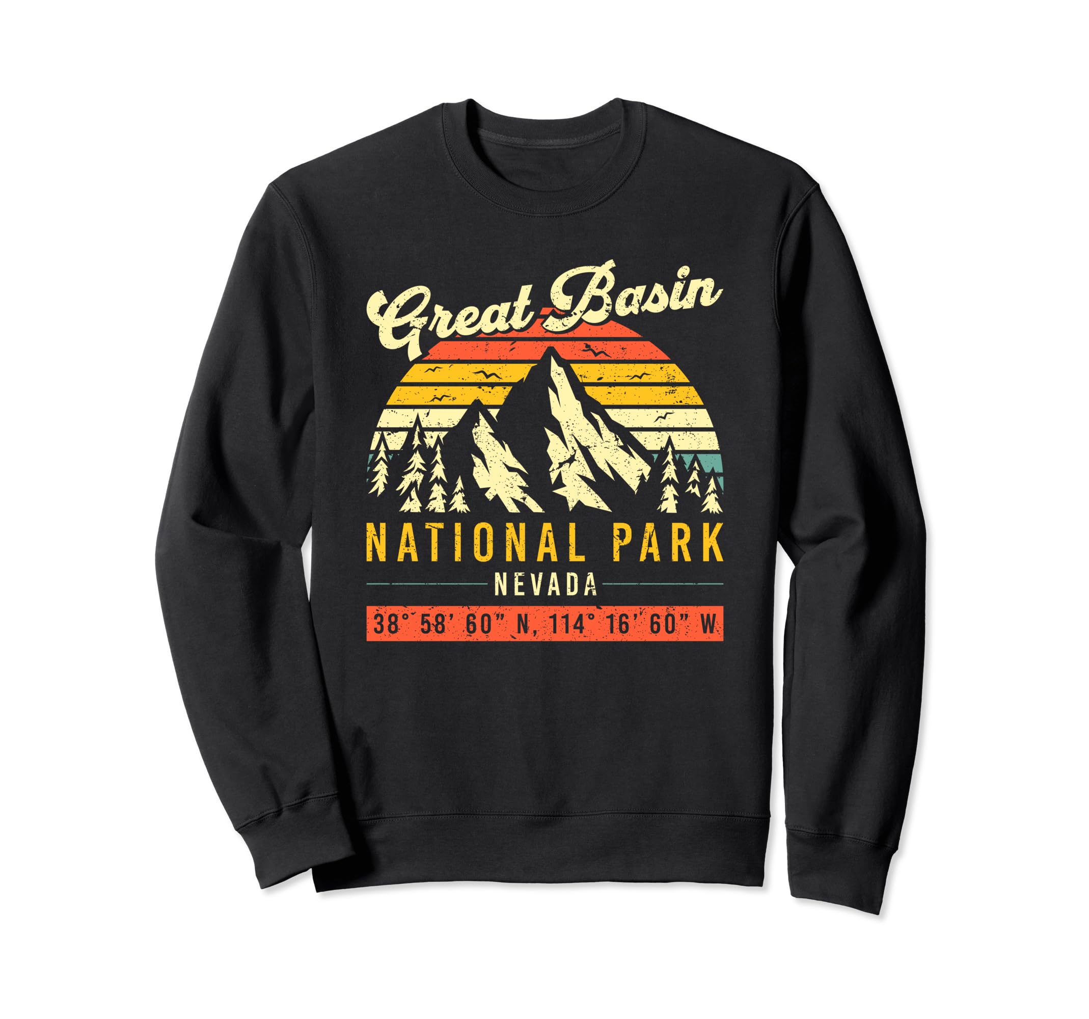 Great Basin Nevada National Park Sweatshirt - Fun Novelty Design for Adults - T-Shirt, Sweatshirt, Hoodie