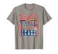 I Yell Because I Care Baseball T-Shirt - Novelty Apparel for Adults - T-Shirt, Sweatshirt, Hoodie