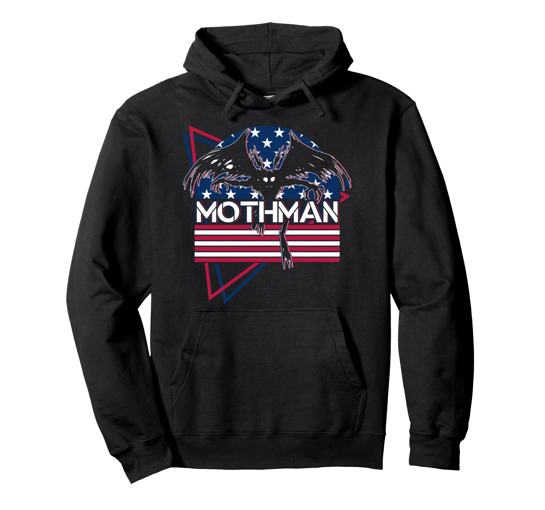 Vaporwave Aesthetic Mothman Hoodie - Fun Novelty Design Unisex - T-Shirt, Sweatshirt, Hoodie