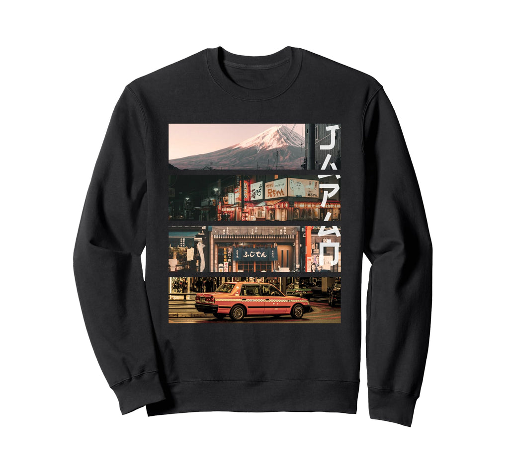 Aesthetic Vaporwave Japan 80S 90S Sweatshirt - Streetwear Style Unisex - T-Shirt, Sweatshirt, Hoodie