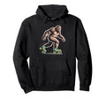 Roller Skating Bigfoot Funny Hoodie - Casual Everyday Wear for Adults - T-Shirt, Sweatshirt, Hoodie