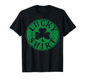 Lucky Green St Patricks Day Distressed T-Shirt - Graphic Print for Adults - T-Shirt, Sweatshirt, Hoodie