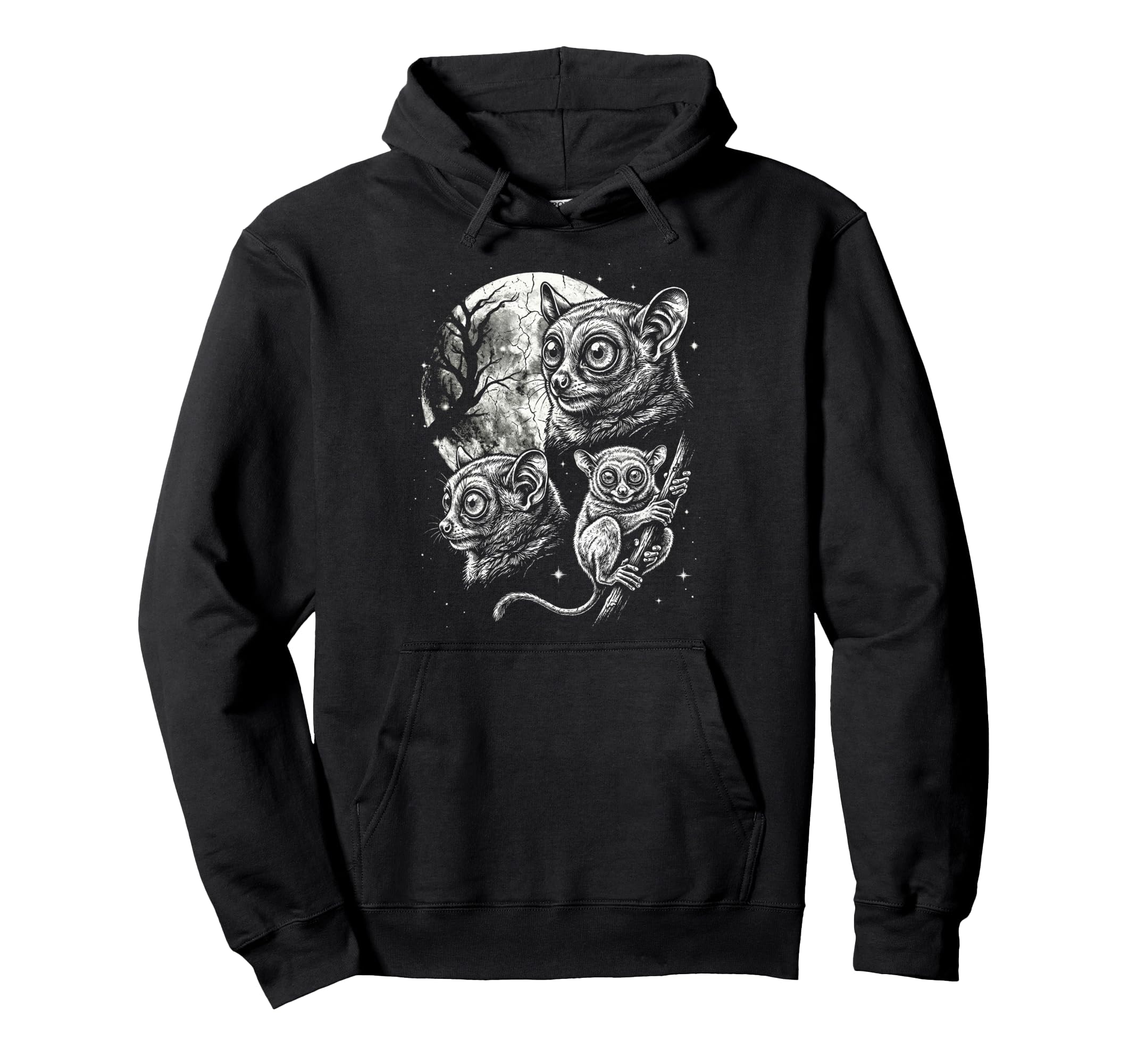 Tarsier 90S Aesthetic Y2K Tarsier Hoodie - Graphic Print Unisex - T-Shirt, Sweatshirt, Hoodie