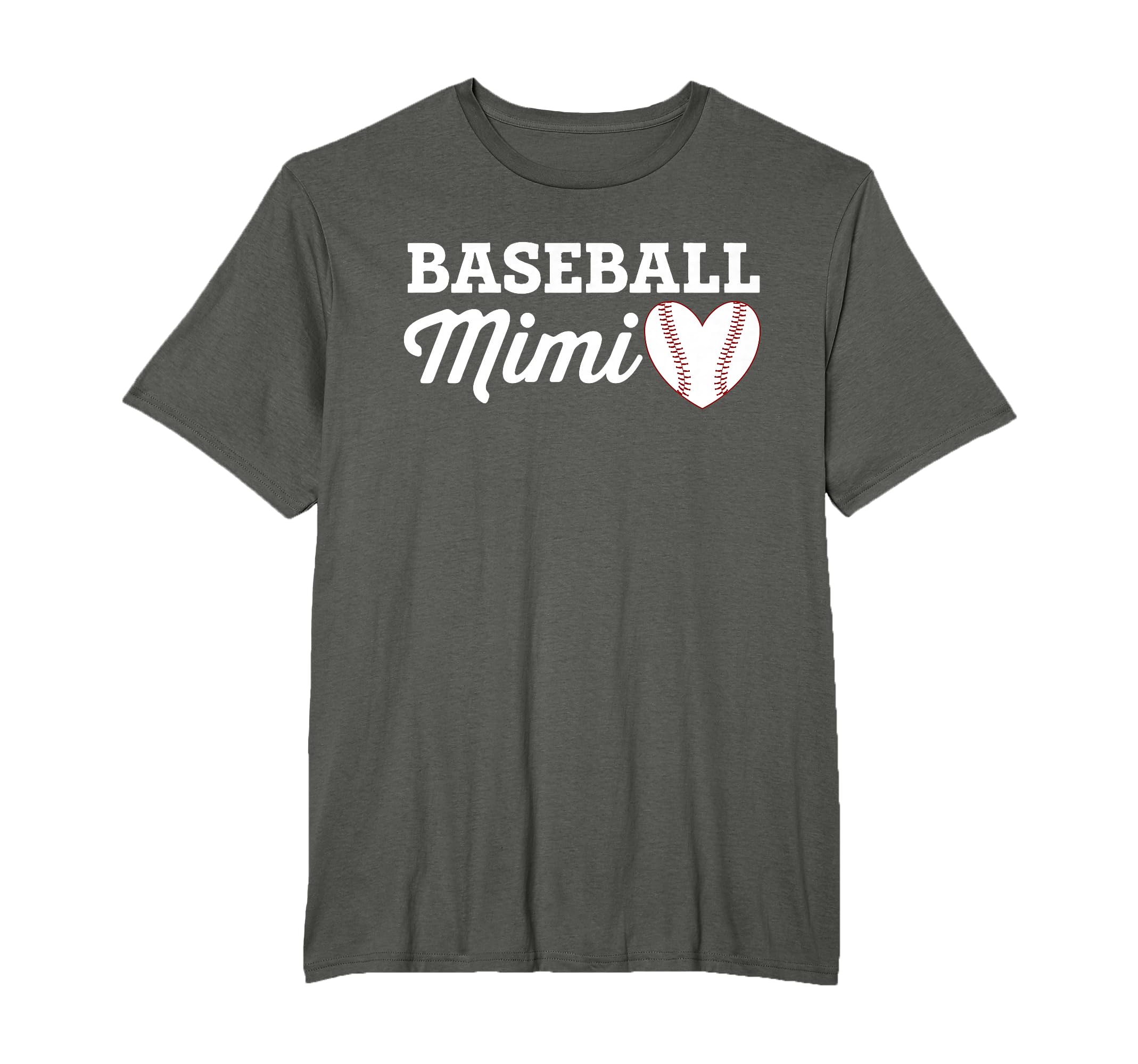 Baseball Mimi Love Heart Baseball Sports T-Shirt - Unique Graphic Men Women - T-Shirt, Sweatshirt, Hoodie