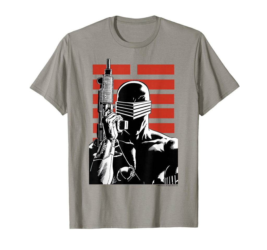 G I Joe Snake Eyes Red Stripe T-Shirt - Casual Everyday Wear Men Women - T-Shirt, Sweatshirt, Hoodie