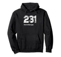 231 Made Muskegon Distressed Hoodie - Casual Everyday Wear Men Women - T-Shirt, Sweatshirt, Hoodie