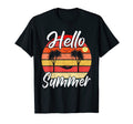 Mens Hello Summer Palm Trees Hammock T-Shirt - Trendy Graphic for Adults - T-Shirt, Sweatshirt, Hoodie