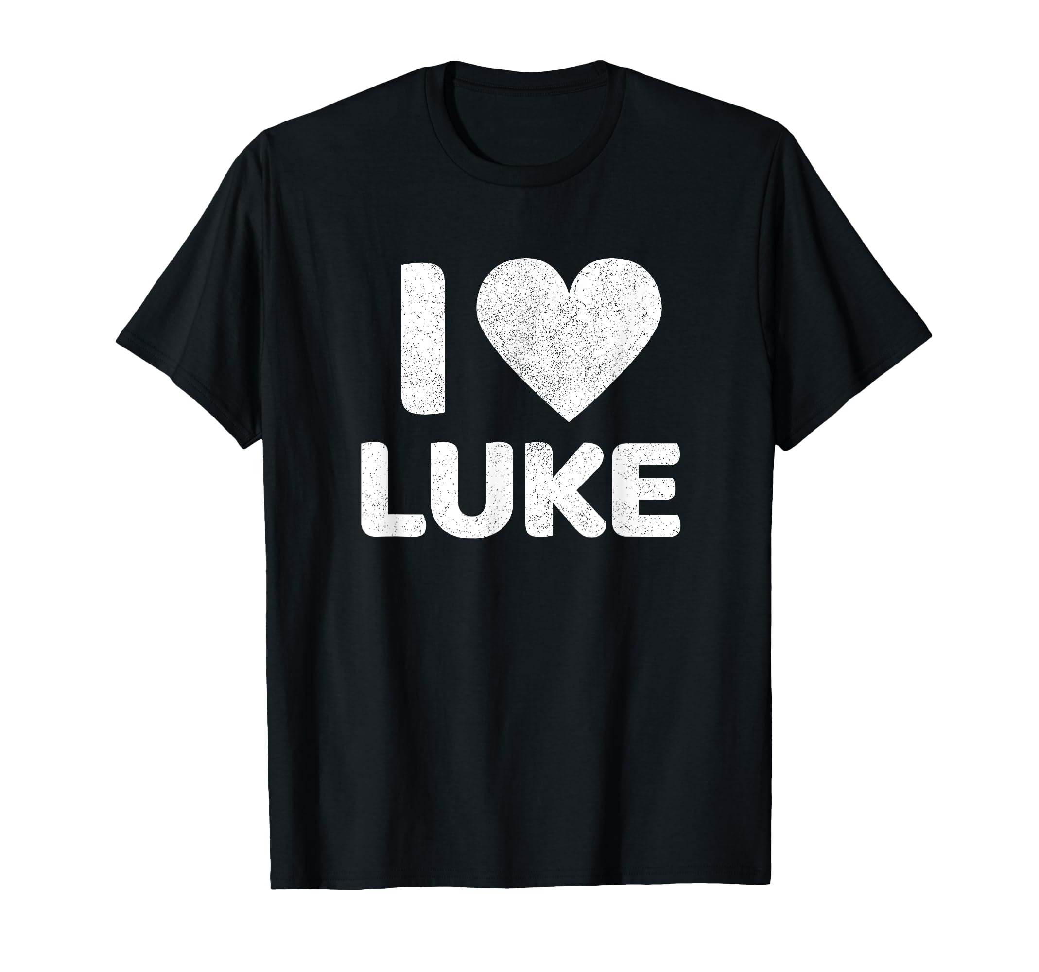 I Heart Love Luke Boyfriend Name Luke T-Shirt - Custom Art Print Men Women - T-Shirt, Sweatshirt, Hoodie
