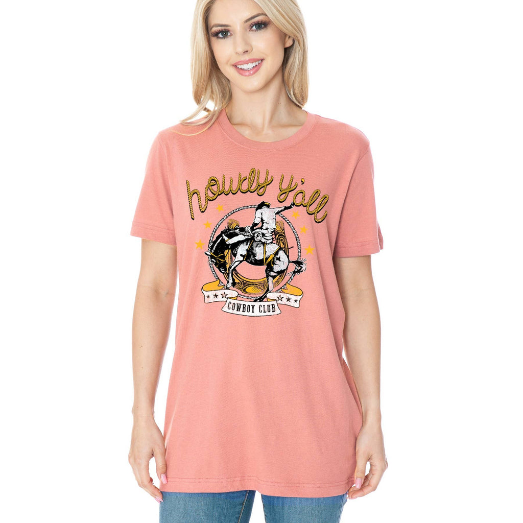Howdy Yall - Adult & Kids T-Shirts, Sweatshirts & Hoodies apparel design preview 1