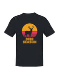 Vintage Deer Season Sunset Art Men's - Adult & Kids T-Shirts, Sweatshirts & Hoodies apparel design preview 1