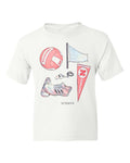 Children's Nebraska Huskers Volleyball Memorabilia - Adult & Kids T-Shirts, Sweatshirts & Hoodies apparel design preview 1